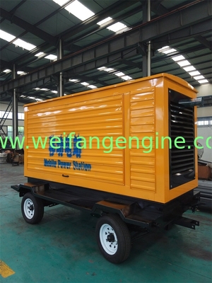 Hot sale Weichai 240KW/300KVA trailer diesel generating set powered by Weichai engine WP10D320E200