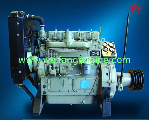 двигатель дизеля 30kw/40hp 2000rpm с муфтой и ременным шкивом